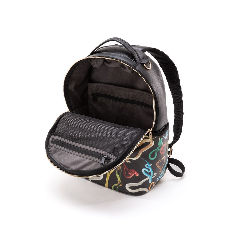 Seletti Travel Kit Rucksack Black Lipstick