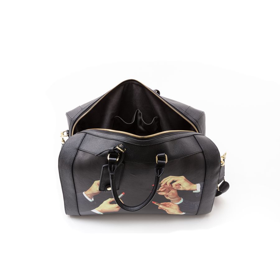 Seletti Travel Kit Travel Bag Black Lipstick