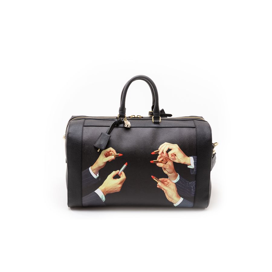 Seletti Travel Kit Travel Bag Black Lipstick