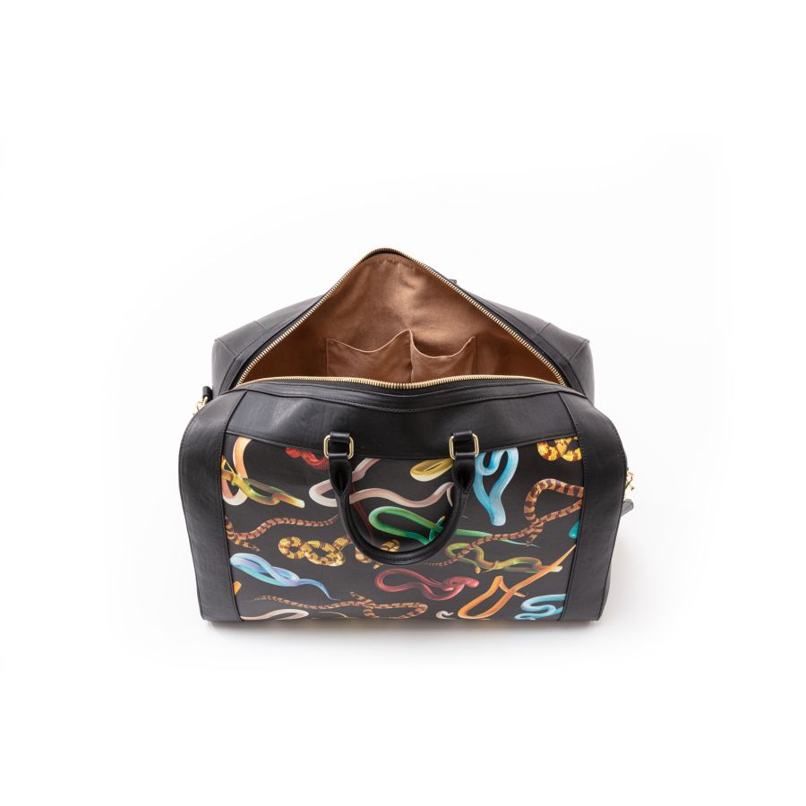 Seletti Travel Kit Travel Bag Snakes