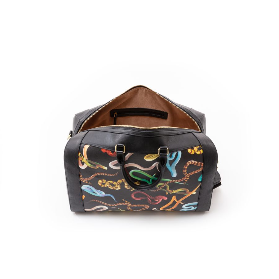 Seletti Travel Kit Travel Bag Snakes