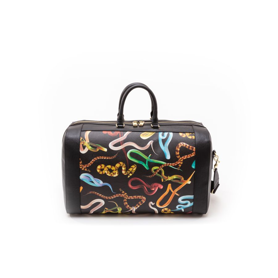 Seletti Travel Kit Travel Bag Snakes