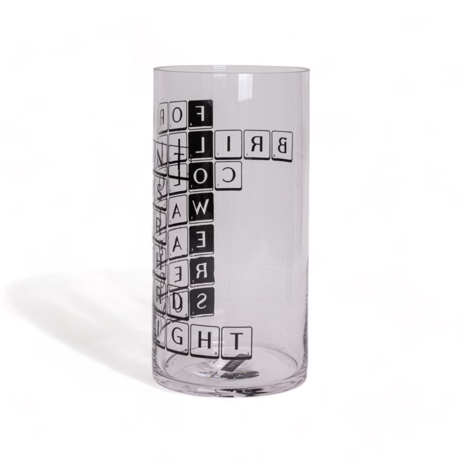 Seletti Vase In Glass Tiles & Tales "Flowers"