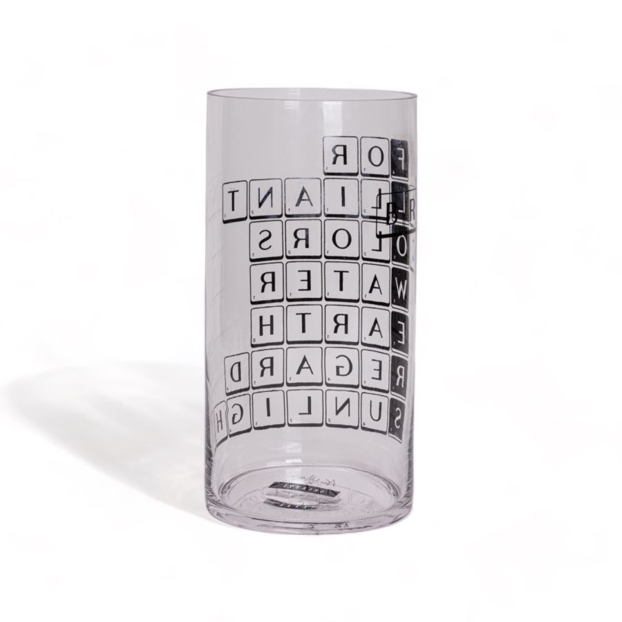 Seletti Vase In Glass Tiles & Tales "Flowers"