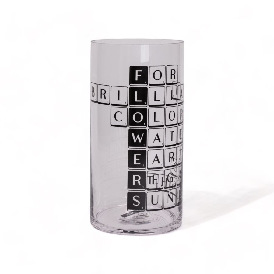 Seletti Vase in glass Tiles & Tales "Flowers"