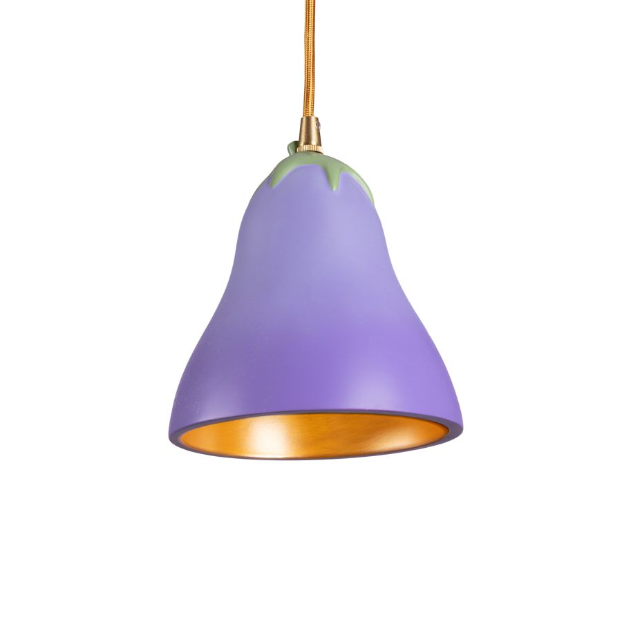 Seletti Vitamin Aubergine Ceiling Lamp