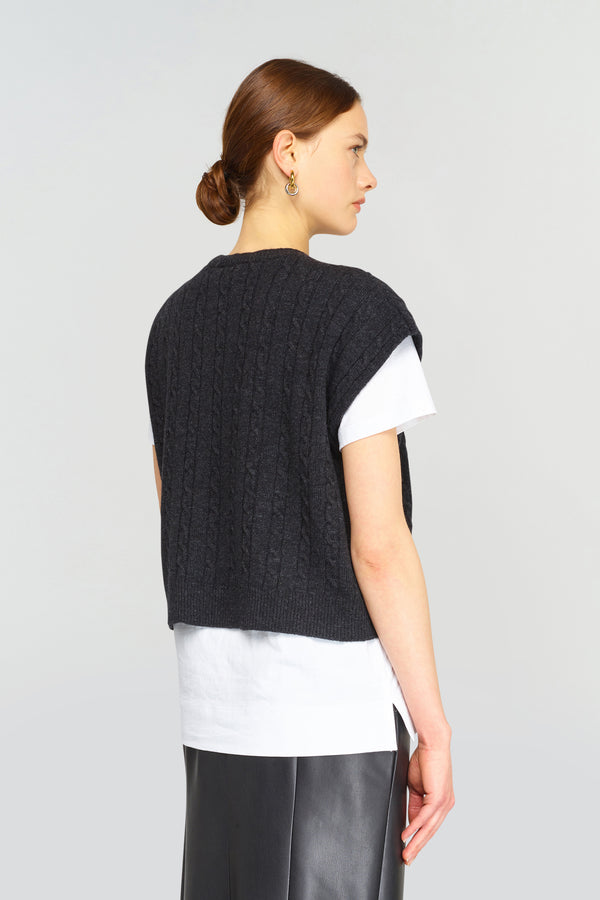 Semicouture Gilet Armanda | Semicouture