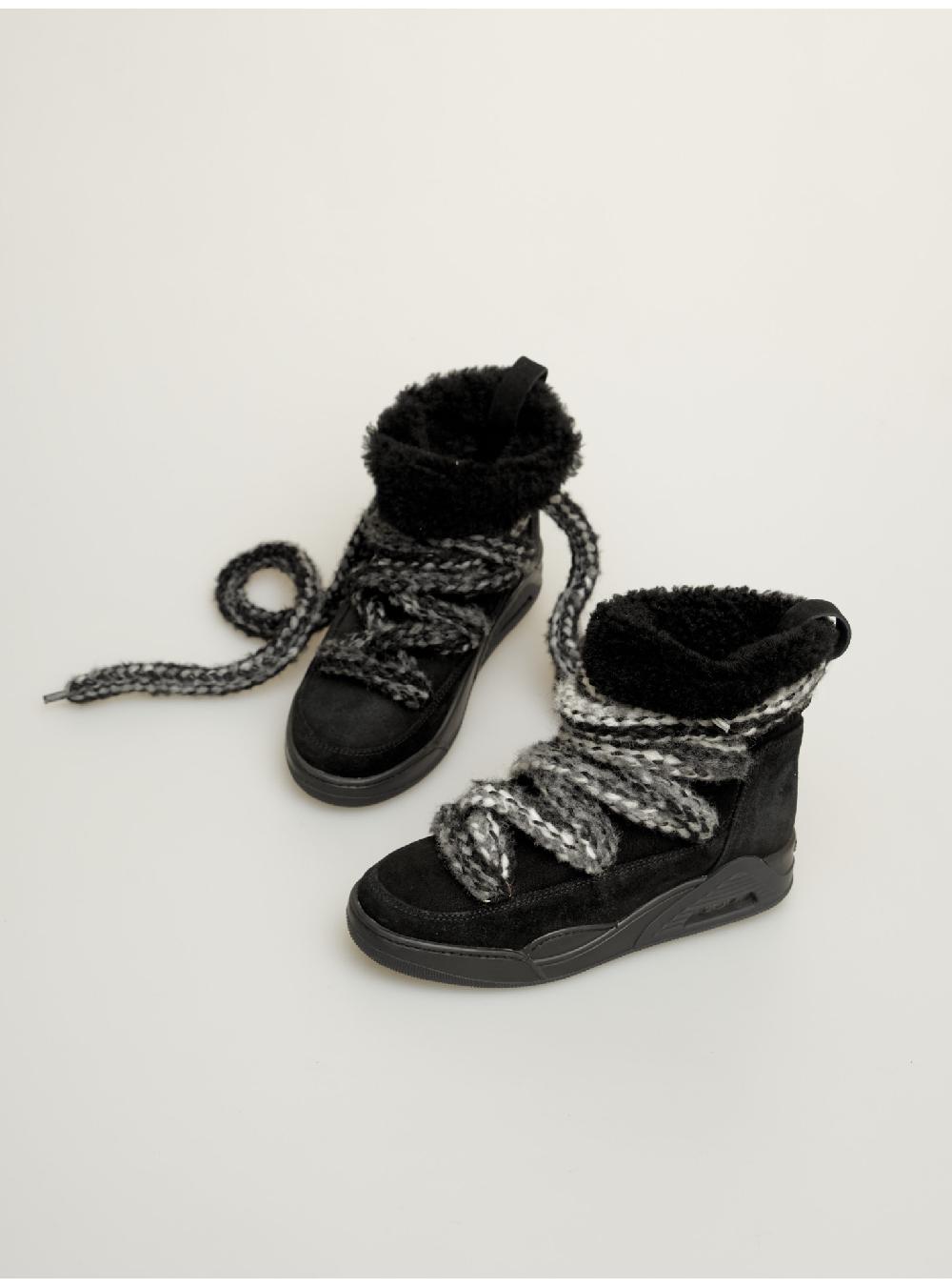Serafini Boots Donna In Shearling Scamosciato Serafini Shop