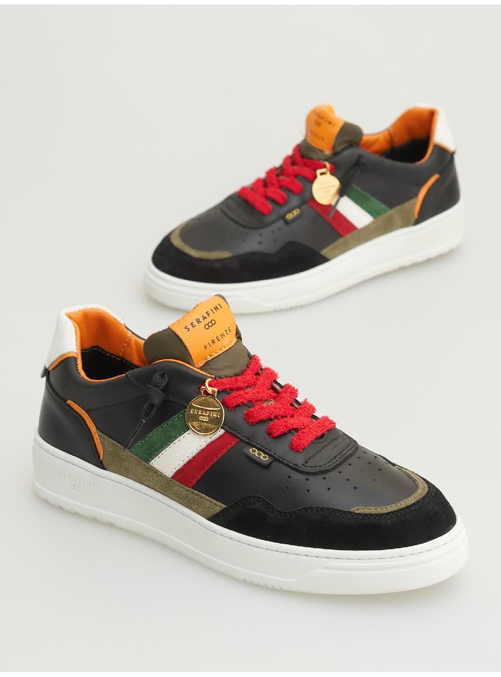Serafini FIRENZE - BLACK ORANGE TRICOLOR Serafini Shop