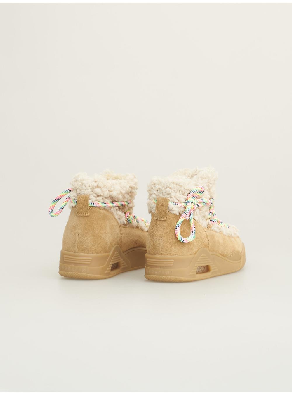 Serafini MOON CUT LOW - ECO-ASTRAKAN BEIGE GRANOLA Serafini Shop