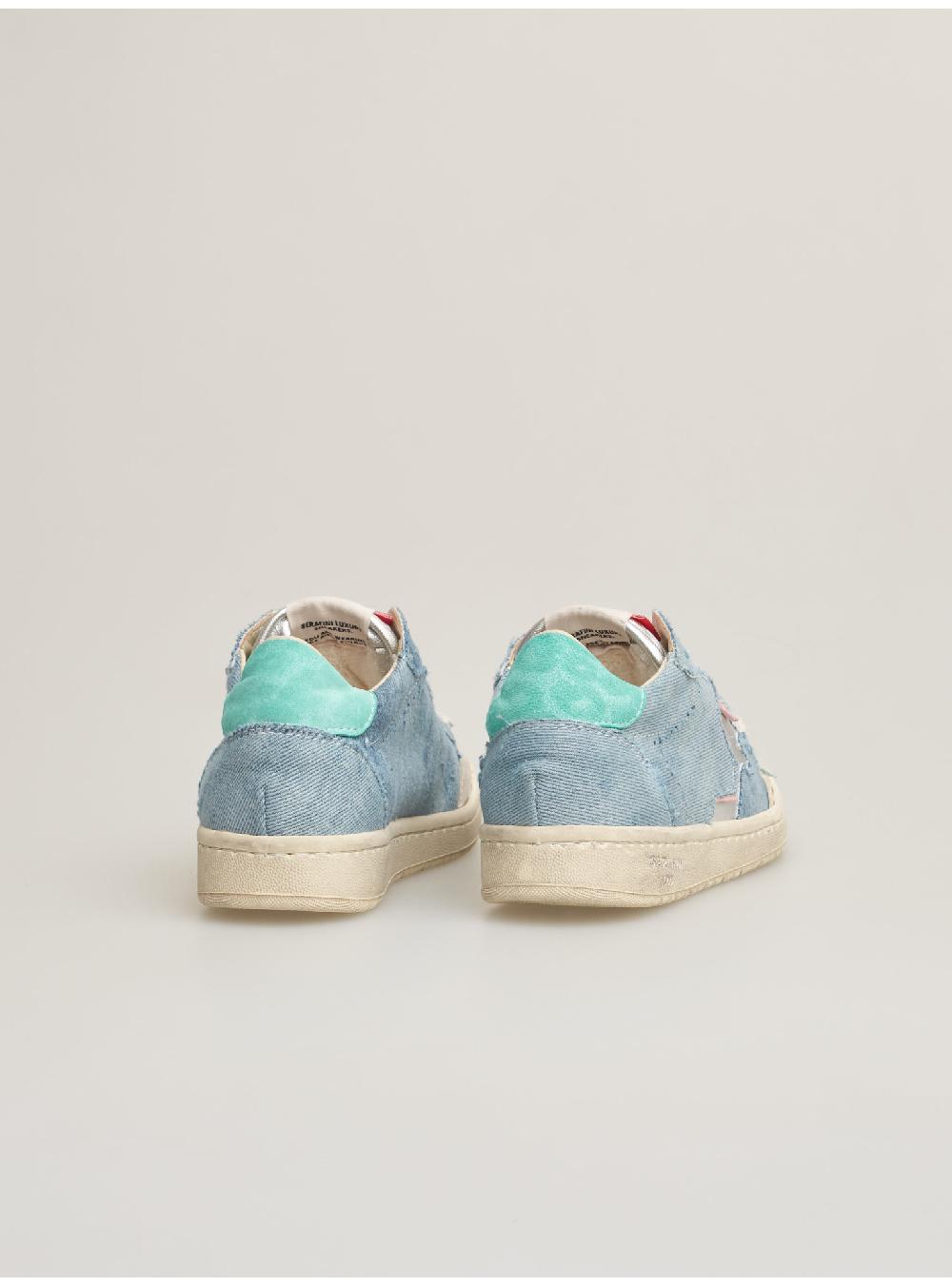 Serafini SAN DIEGO LOW - JEANS WHITE GREEN Serafini Shop