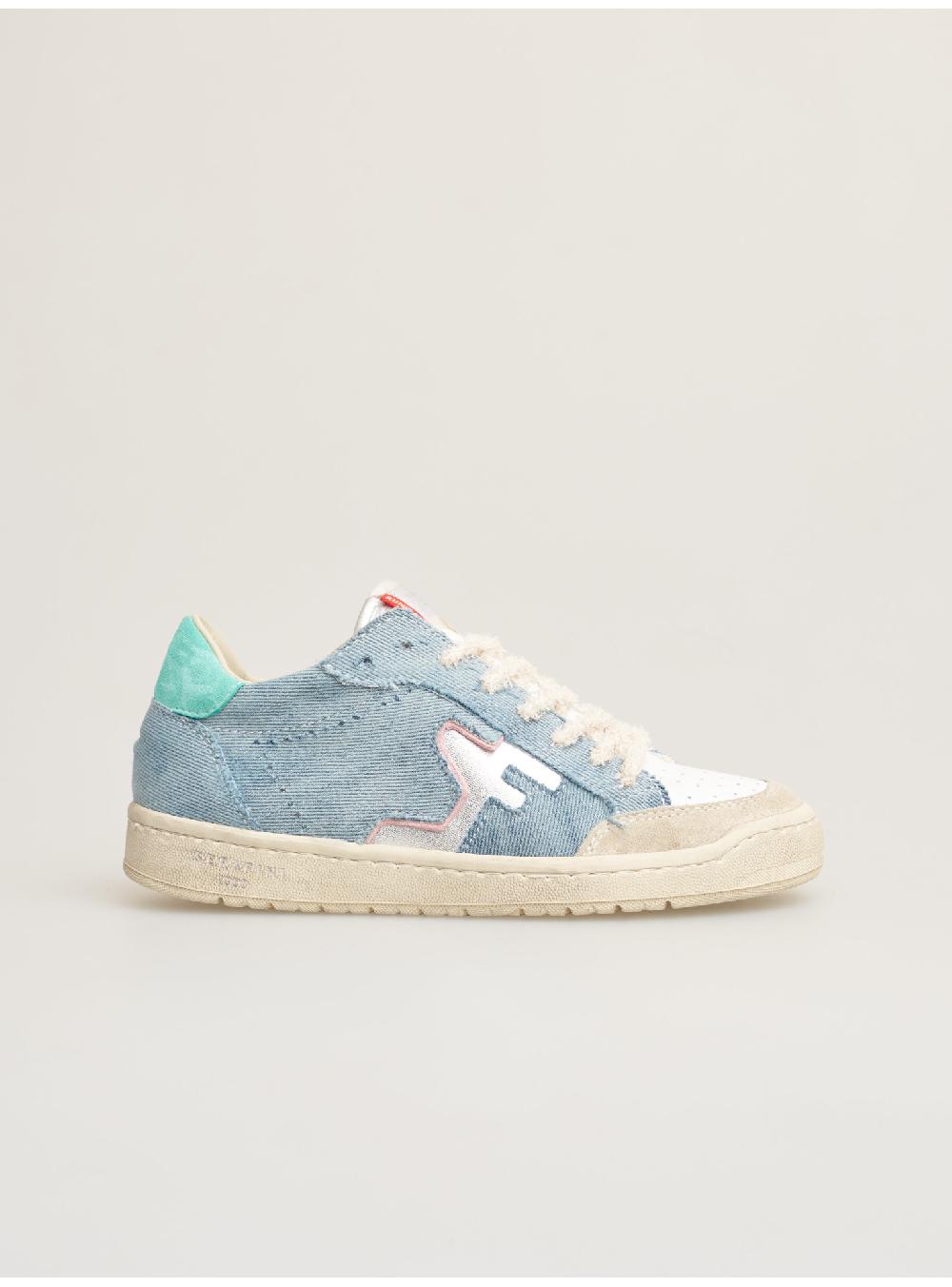 Serafini SAN DIEGO LOW - JEANS WHITE GREEN Serafini Shop