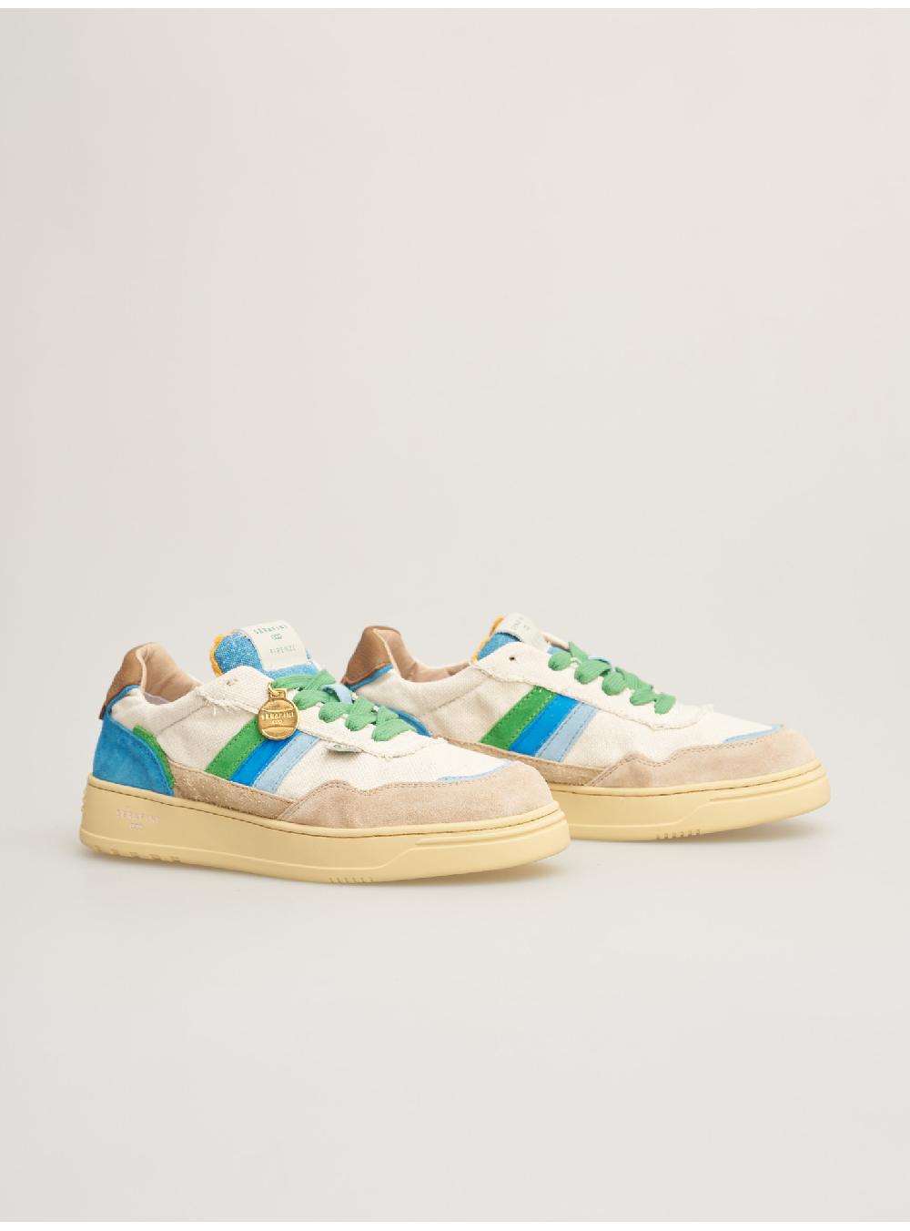 Serafini FIRENZE - MILK-CANVAS BLUE Serafini Shop