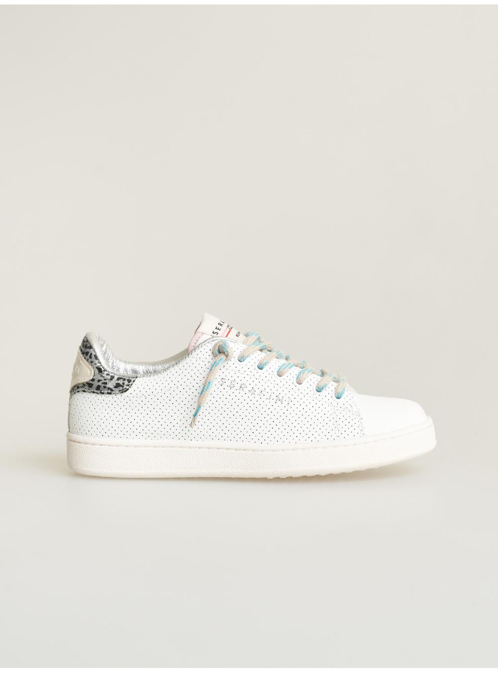 Serafini sneakers donna in pelle pelle laminata pelle perforata Serafini Shop