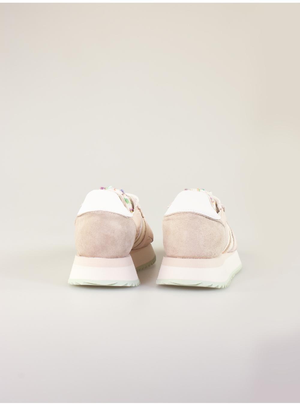 Serafini Sneakers Donna In Pelle Pelle Laminata Scamosciato Nylon Tessuto Serafini Shop