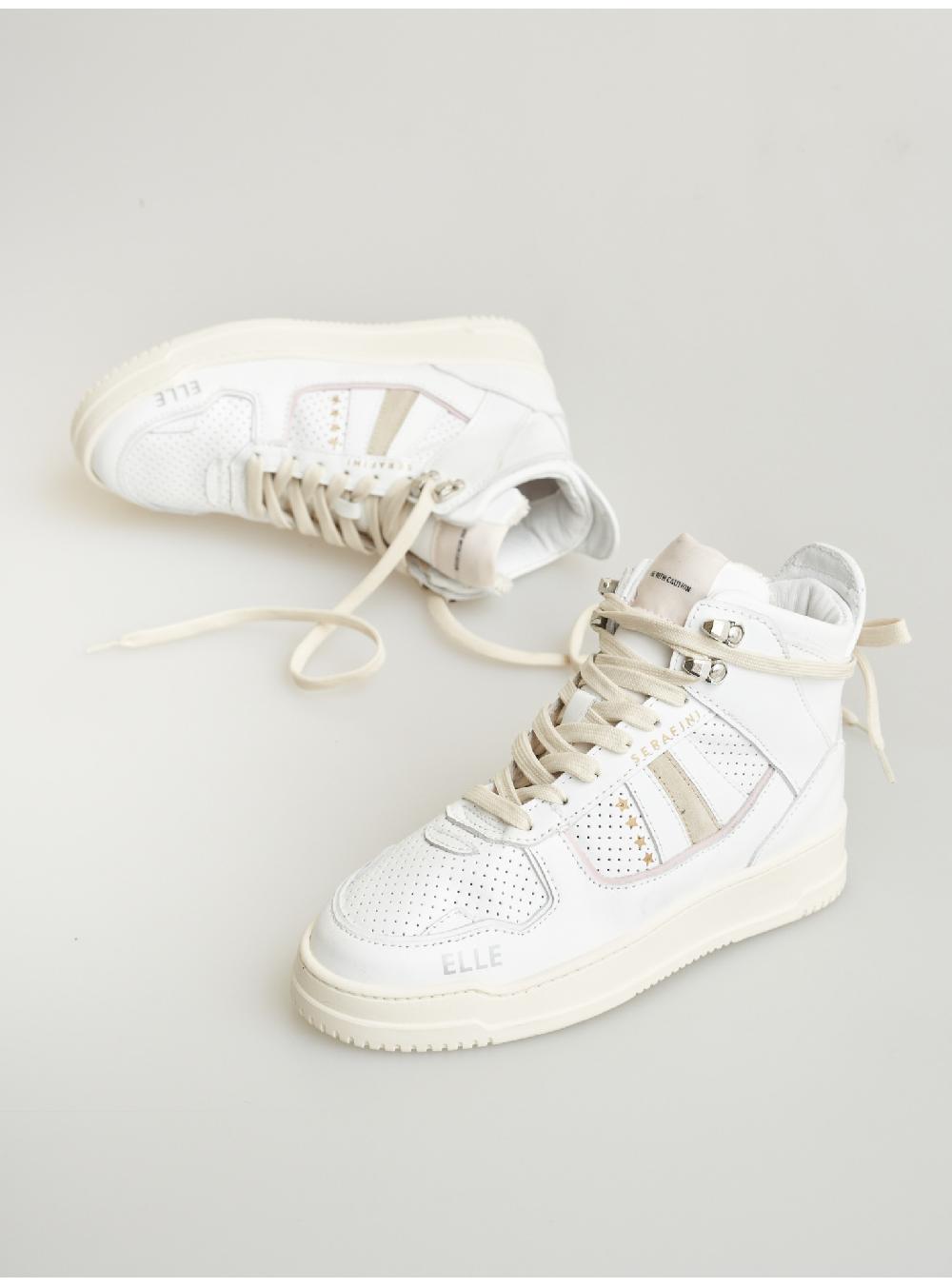 Serafini Sneakers Donna In Pelle Pelle Laminata Scamosciato Nylon Serafini Shop