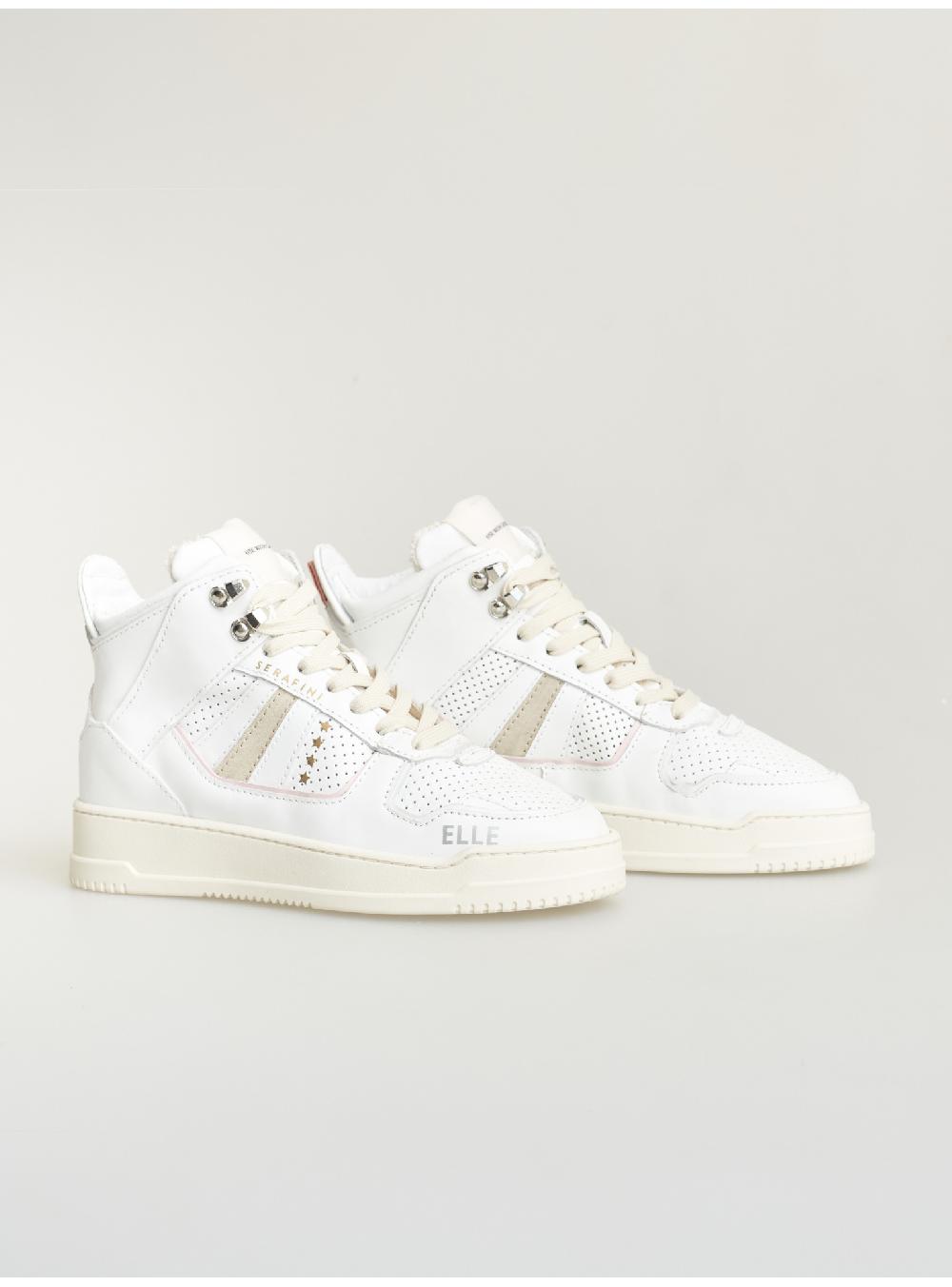 Serafini Sneakers Donna In Pelle Pelle Laminata Scamosciato Nylon Serafini Shop