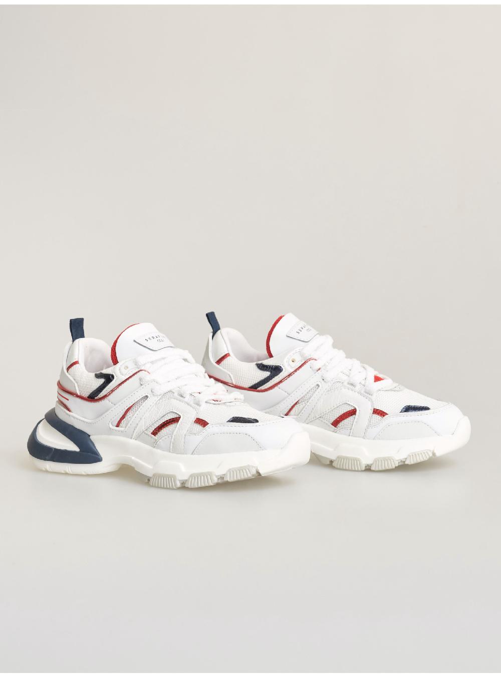 Serafini Sneakers Donna In Pelle Pelle Laminata Tessuto A Rete Serafini Shop