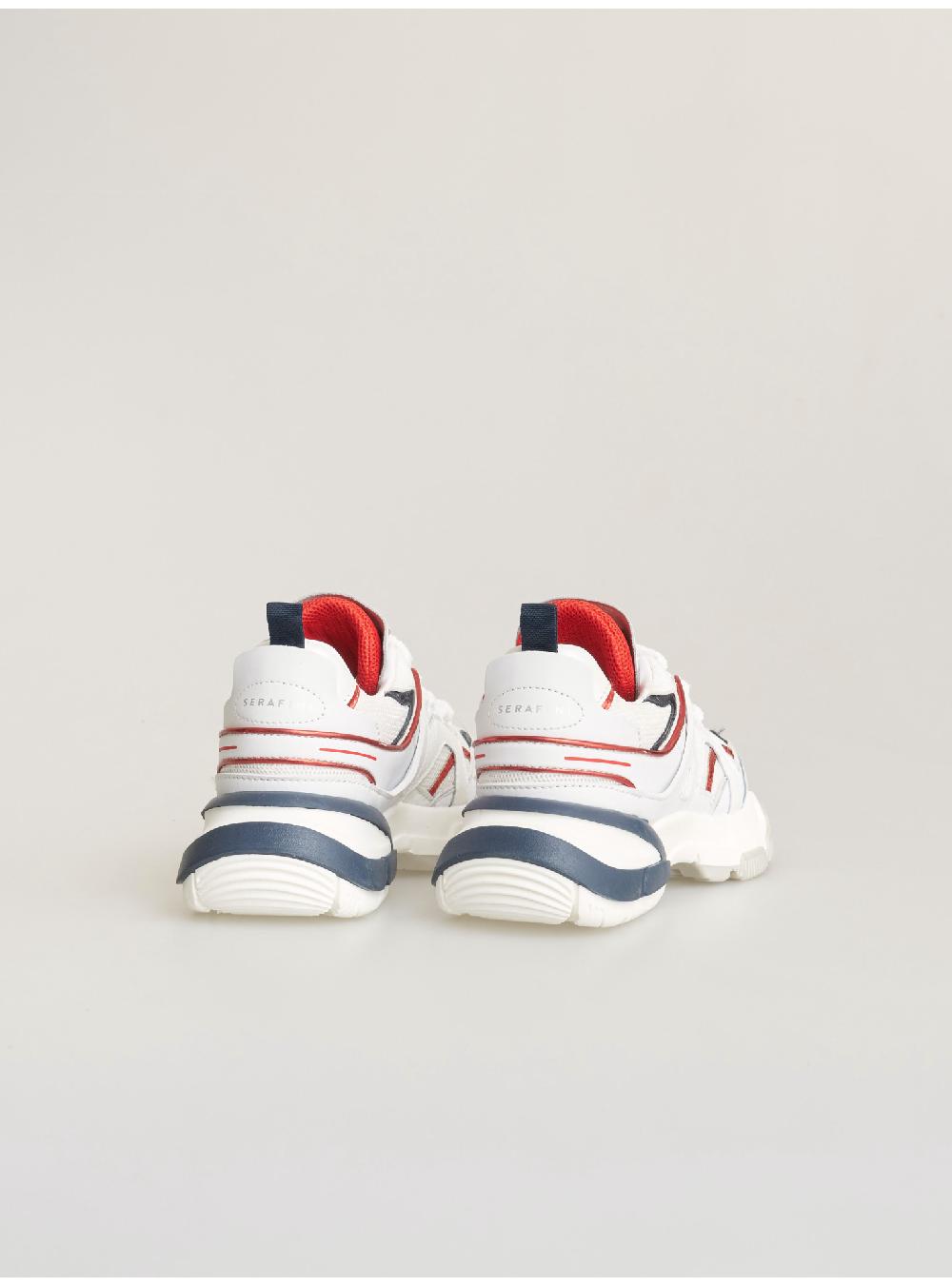 Serafini Sneakers Donna In Pelle Pelle Laminata Tessuto A Rete Serafini Shop