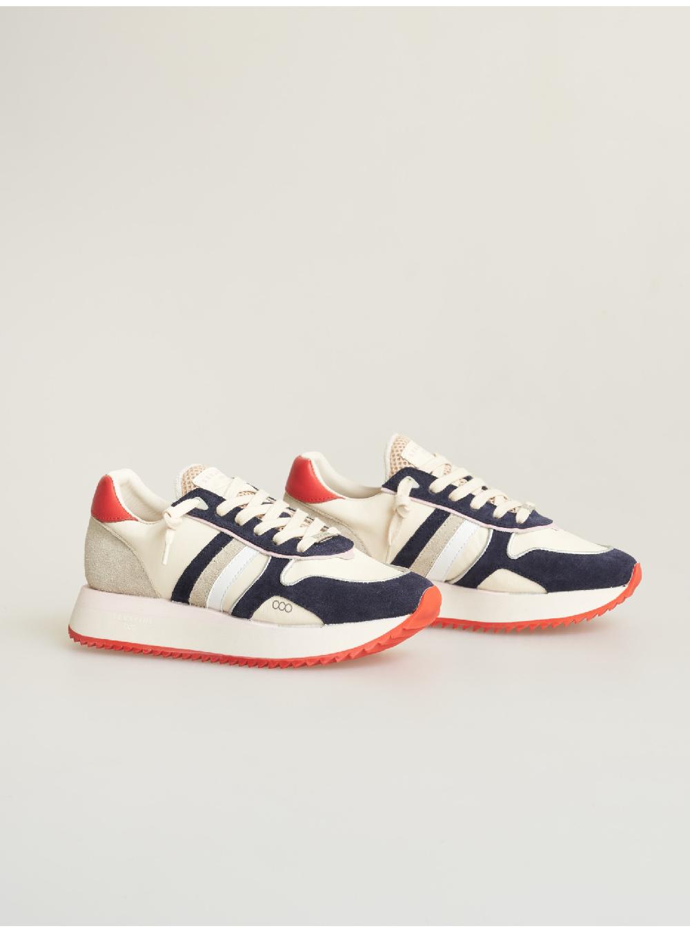 Serafini Sneakers Donna In Pelle Scamosciato Tessuto A Rete Serafini Shop