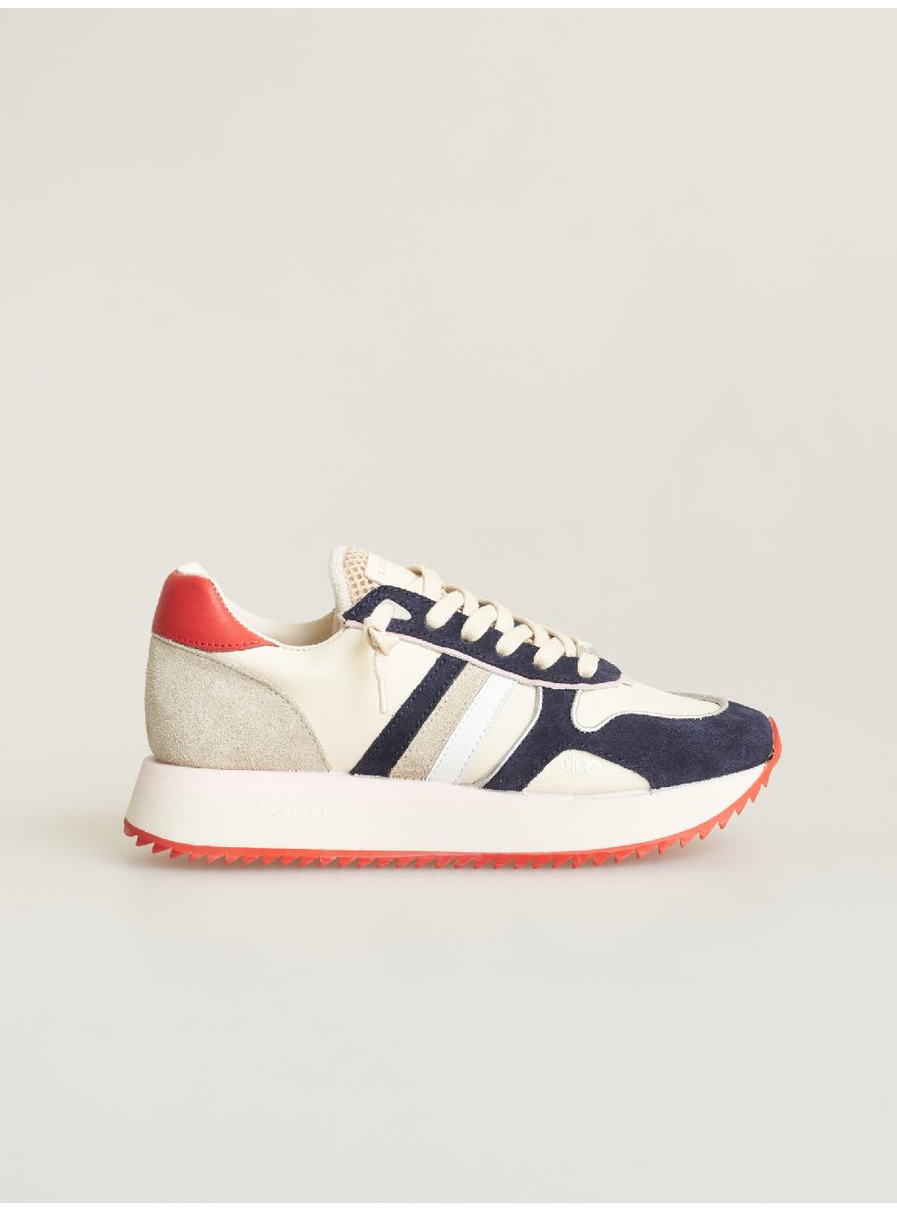 Serafini sneakers donna in pelle scamosciato tessuto a rete Serafini Shop