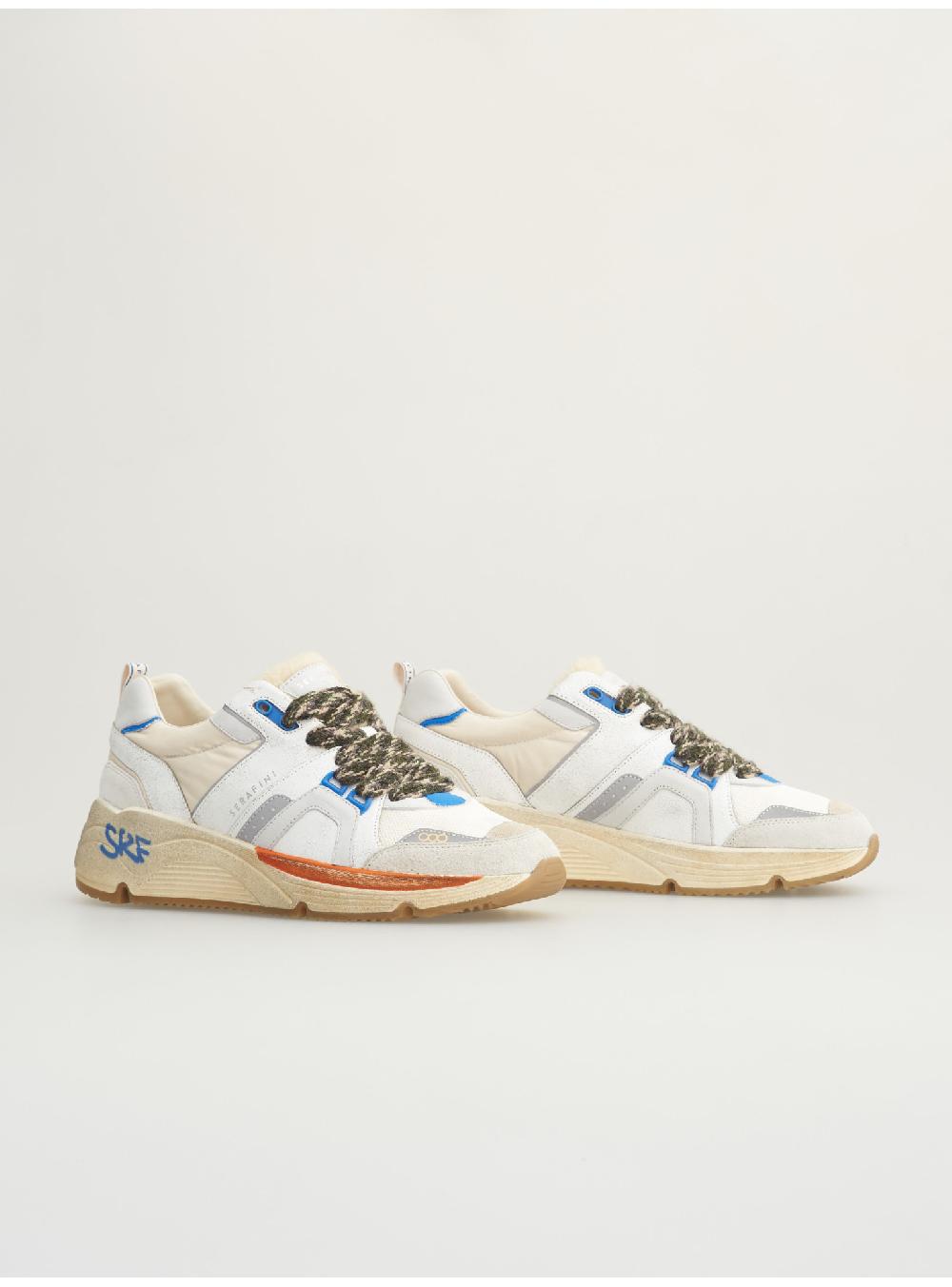 Serafini TOKYO - CRACKED WHITE BLUETTE - TOKYO - UOMO Serafini Shop