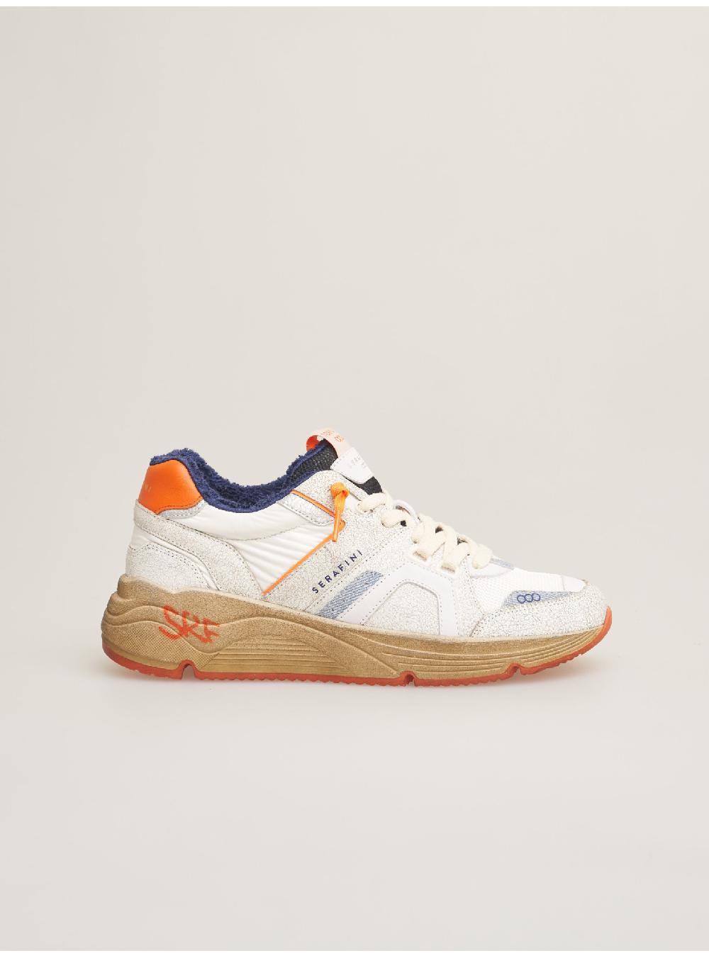 Serafini TOKYO - WHITE-CRACKED BLUE ORANGE Serafini Shop