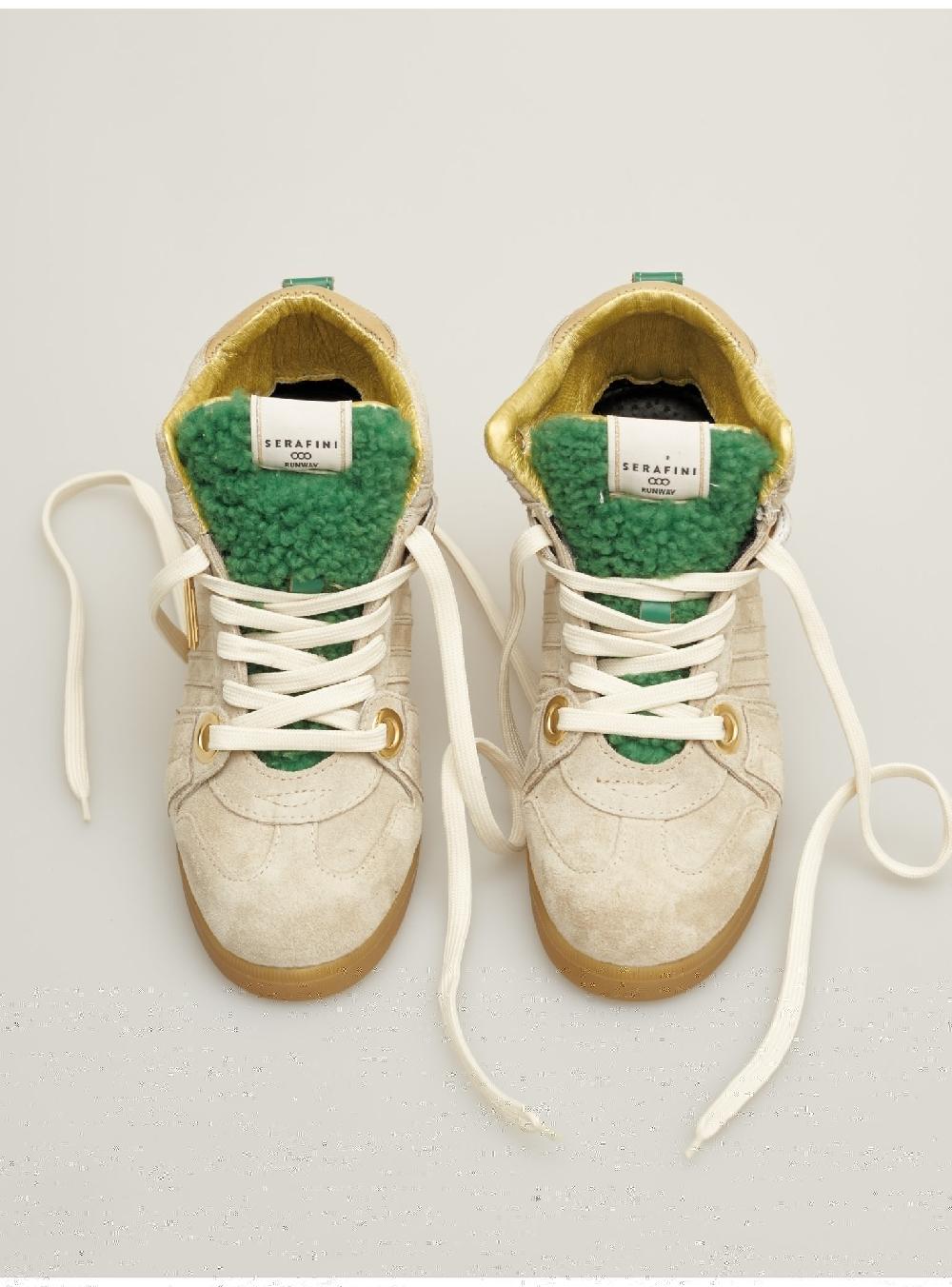 Serafini Zeppa Interna Donna In Scamosciato Nabuck Shearling Serafini Shop