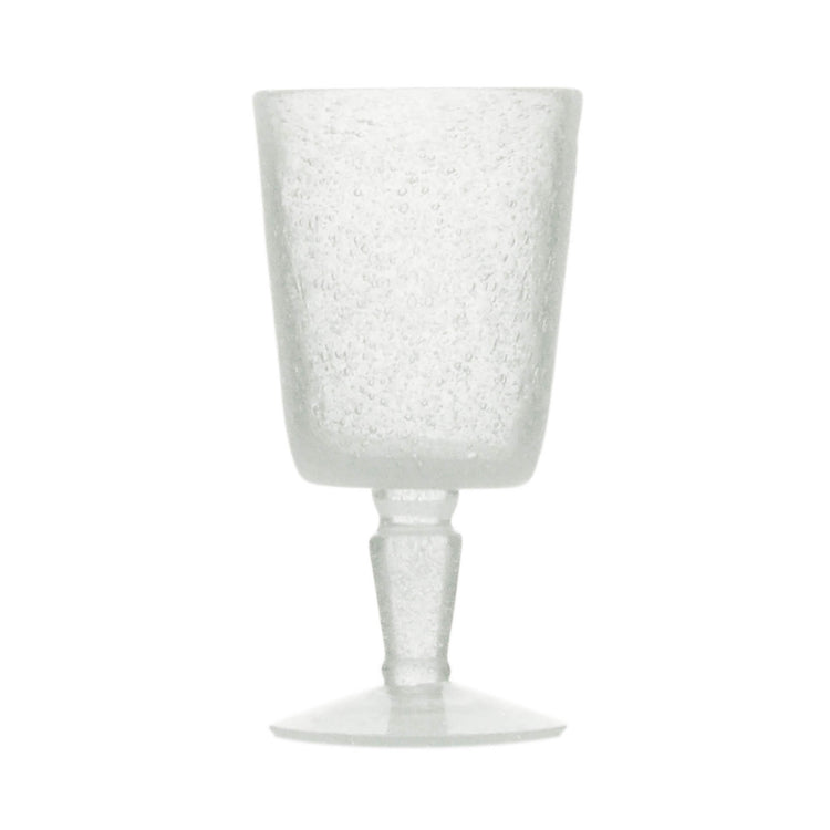 Serafino Zani 000223 - GOBLET - WHITE TRANSP. - MEMENTO ORIGINALE - MONOCHROME