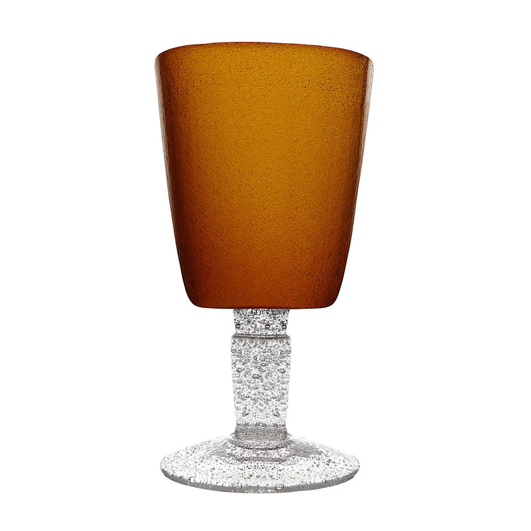 Serafino Zani 000229 - GOBLET - AMBER - MEMENTO ORIGINALE - MONOCHROME