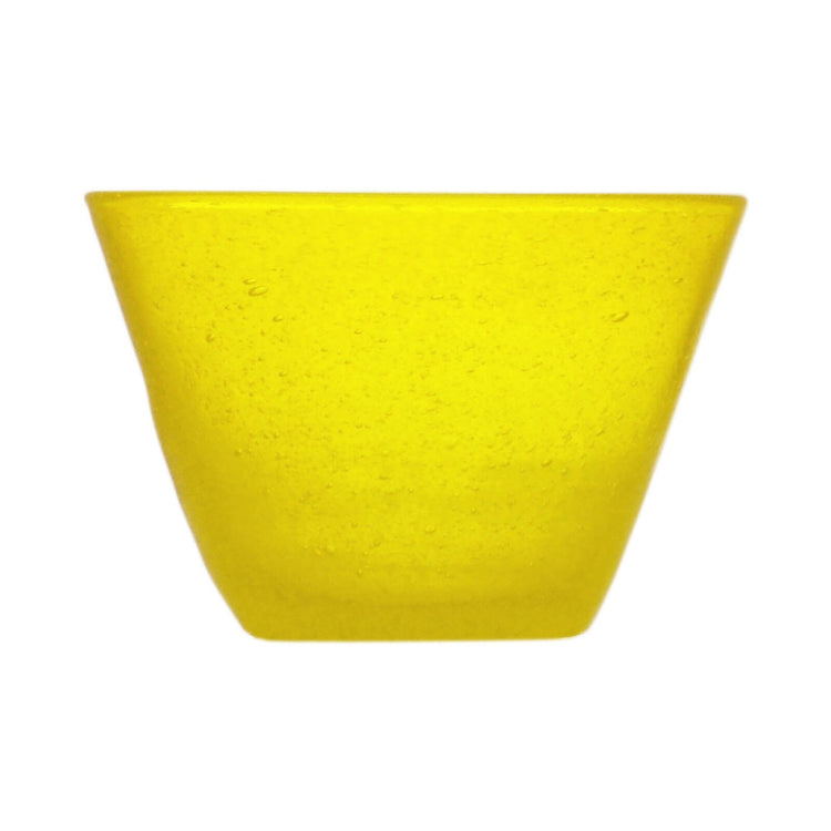 Serafino Zani 000701 - SMALL BOWL - YELLOW TRANSP. - MEMENTO ORIGINALE - MONOCHROME