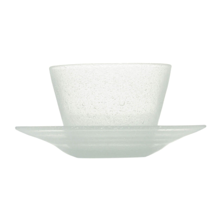 Serafino Zani 001223 - MILK CUP - WHITE TRANSP. - MEMENTO ORIGINALE - MONOCHROME