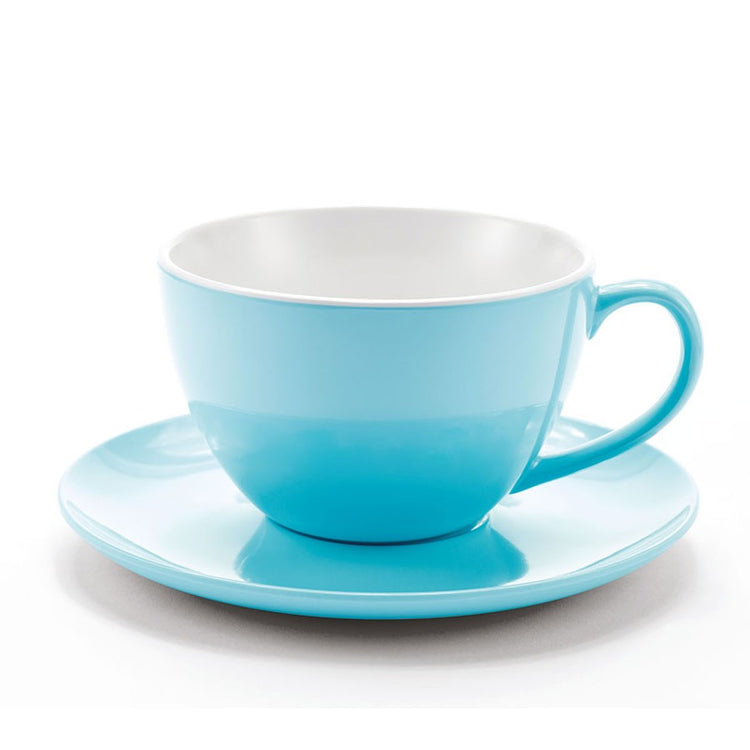 Serafino Zani Jumbo Mug Turchese - tazza con piattino