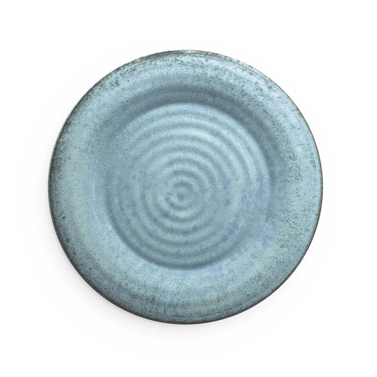 Serafino Zani Piatto Dessert Mono - confezione 4 - Mono Ciano