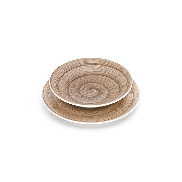 Serafino Zani Piatto Fondo Memento Table - Grey Tortora