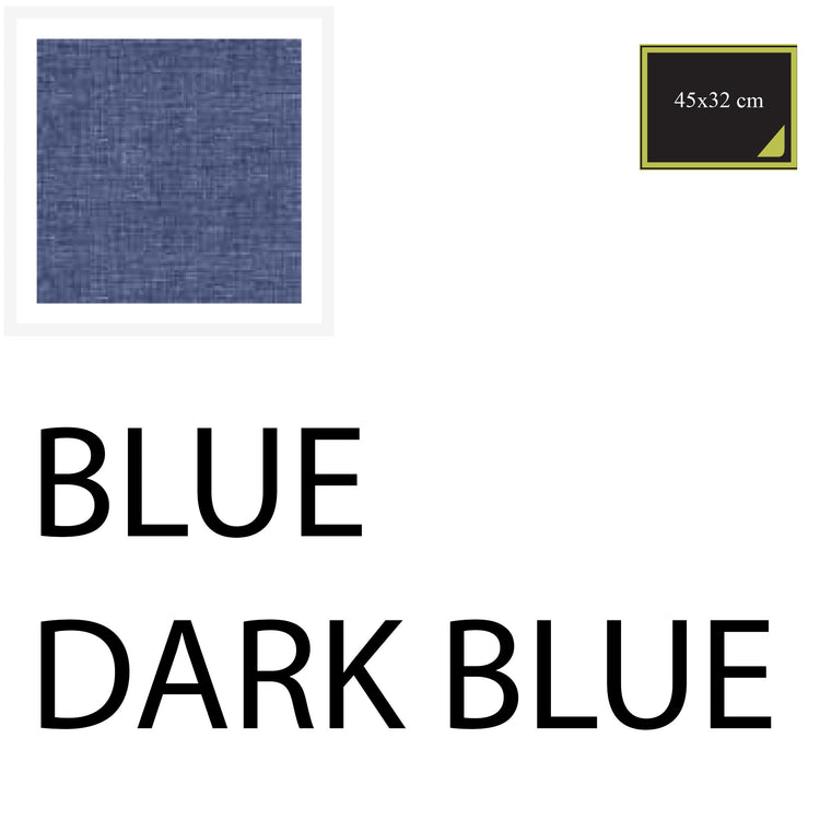 Serafino Zani Americana 45x33 cm - 10pz Blu