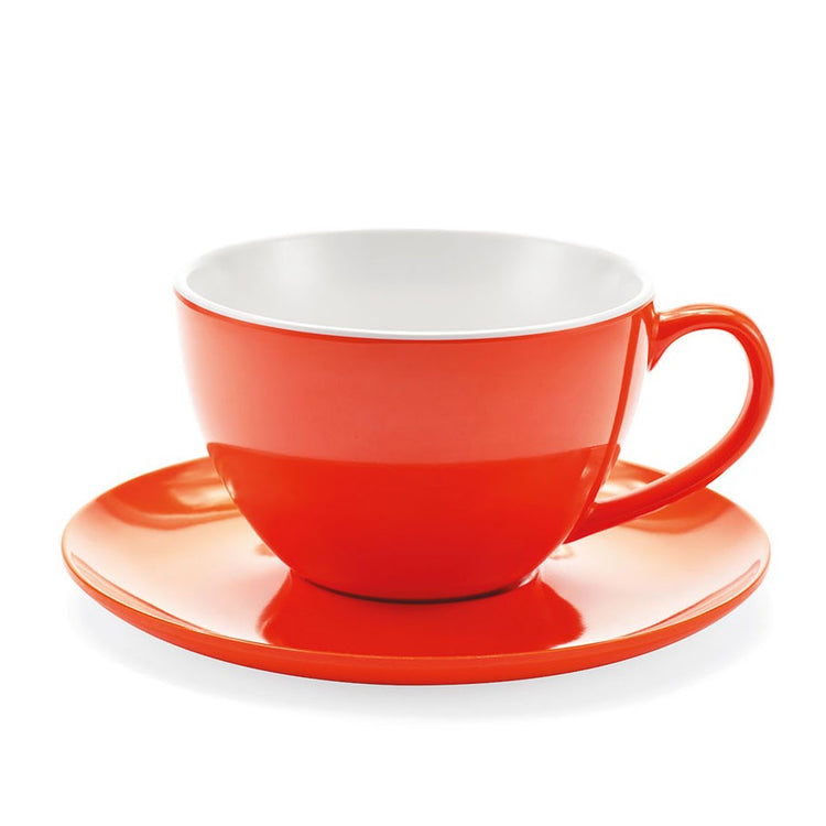 Serafino Zani Jumbo Mug Arancio - tazza con piattino