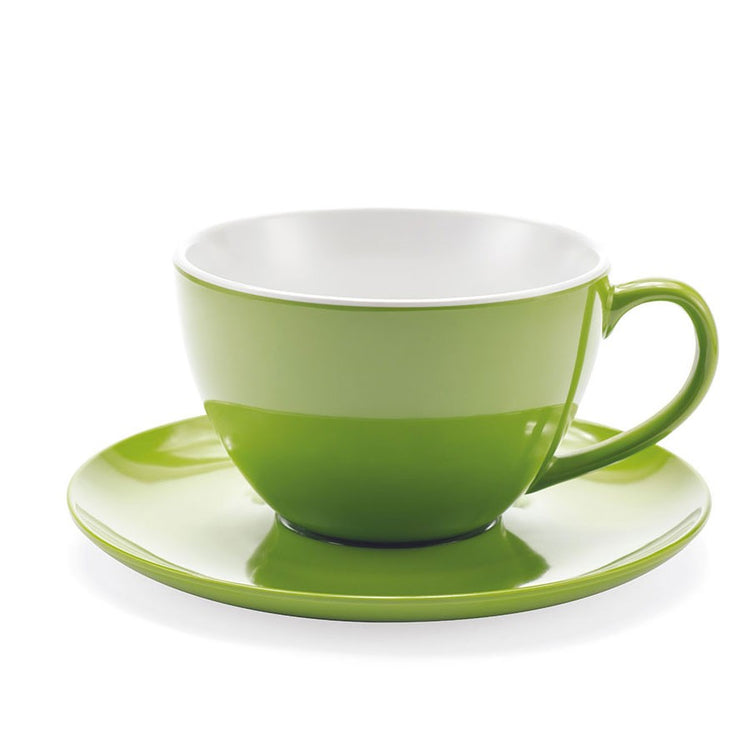 Serafino Zani Jumbo Mug Oliva - tazza con piattino