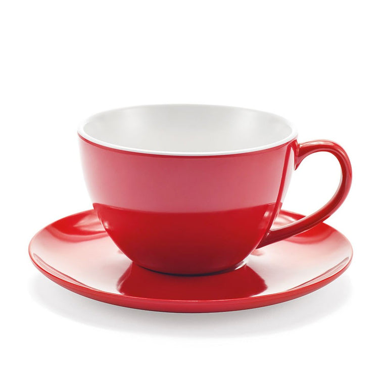 Serafino Zani Jumbo Mug Rossa - tazza con piattino