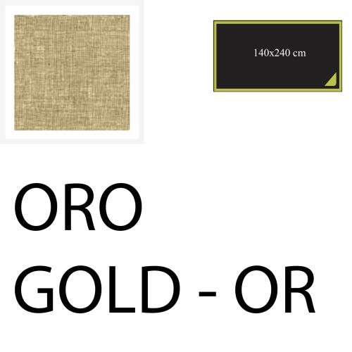 Serafino Zani Tovaglia 240x140 cm Oro