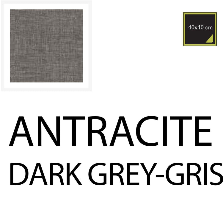 Serafino Zani Tovagliolo 40x40 cm - 20pz Antracite