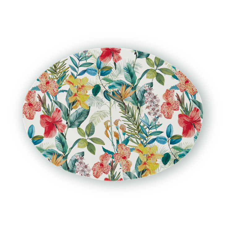 Serafino Zani Vassoio Ovale Garden