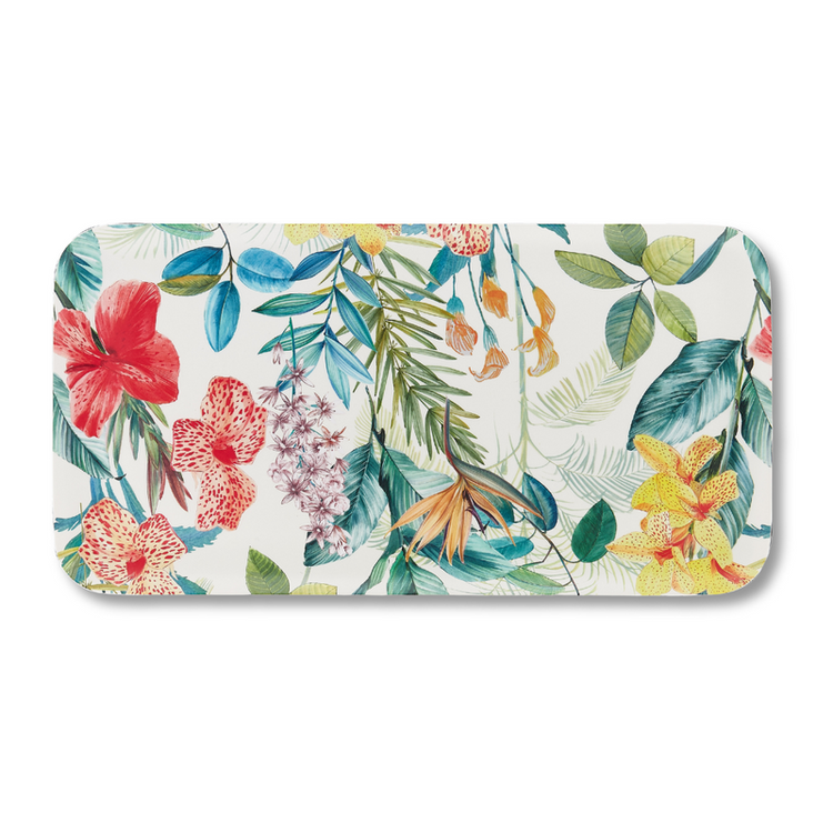 Serafino Zani Vassoio Rettangolare Grande Garden