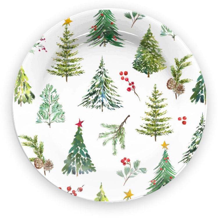 Serafino Zani Vassoio Tondon / Sottopiatto / Piatto Panettone Pineta