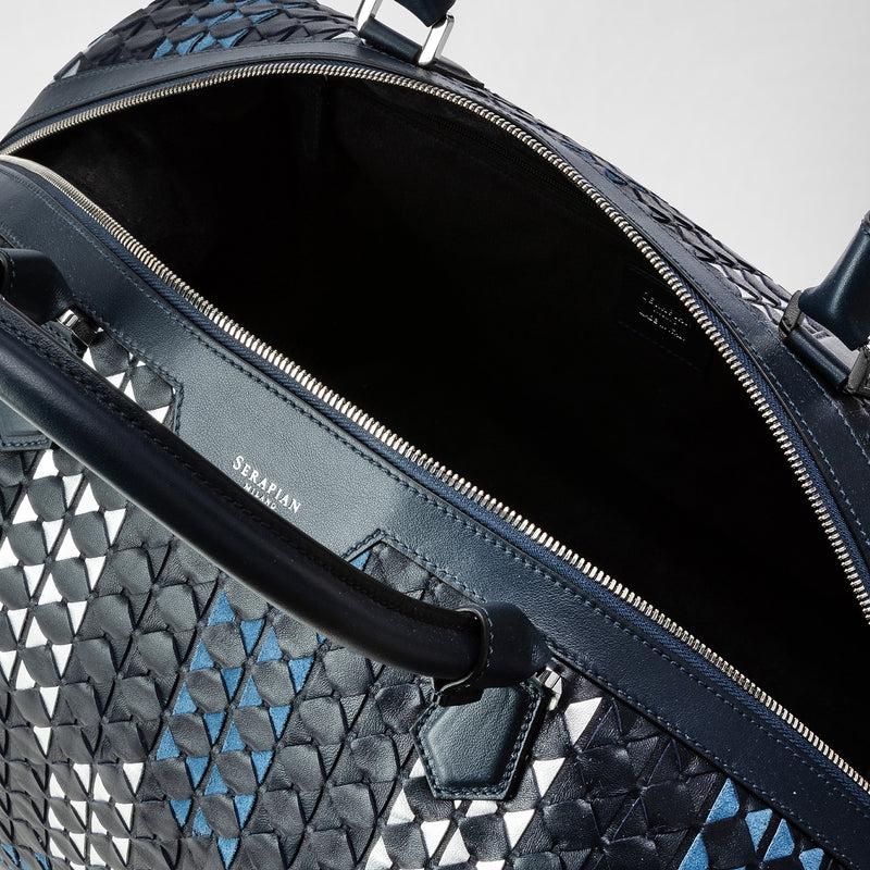 Serapian BORSA BUSINESS SLIM IN MOSAICO MESTIERI D'ARTE