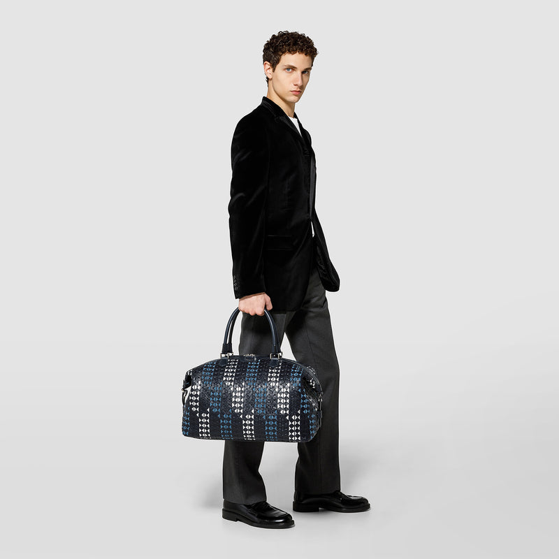 Serapian BORSA BUSINESS SLIM IN MOSAICO MESTIERI D'ARTE