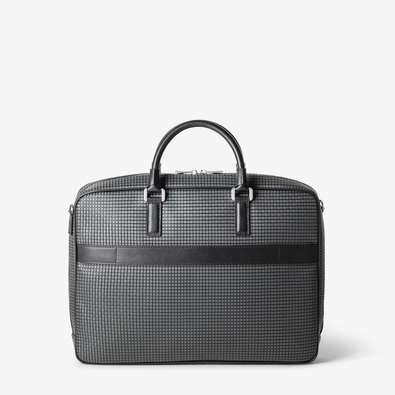 Serapian Borsa Business Slim In Stepan Asfalto-nero