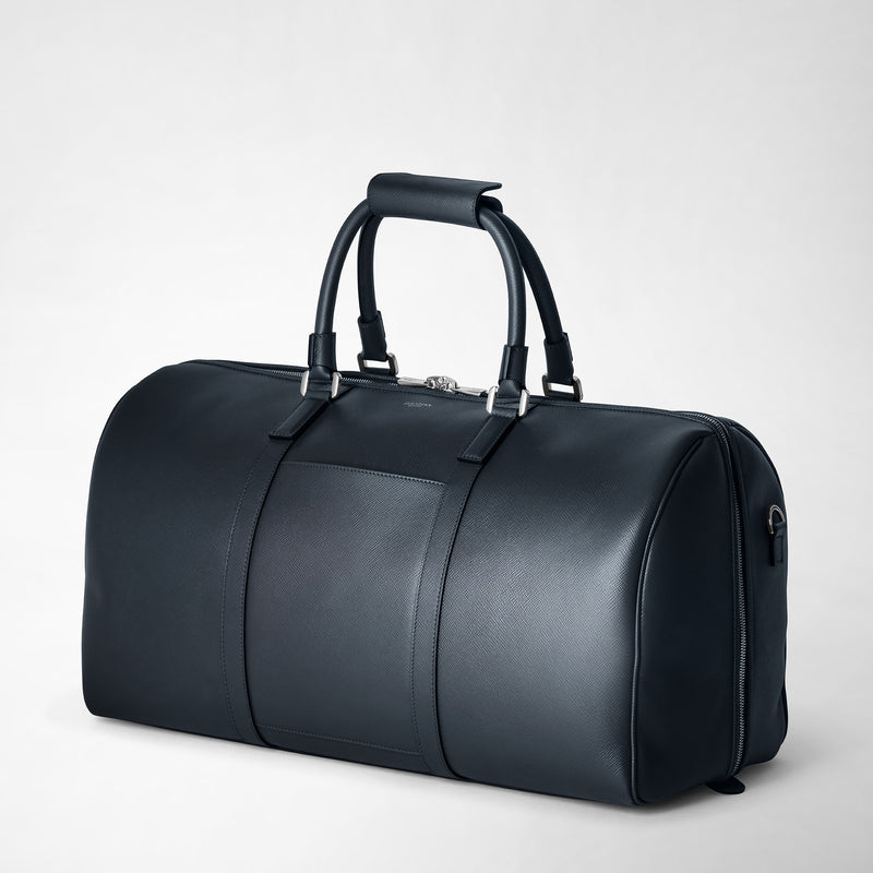 Serapian Borsa Da Viaggio In Pelle Evoluzione Blu Navy