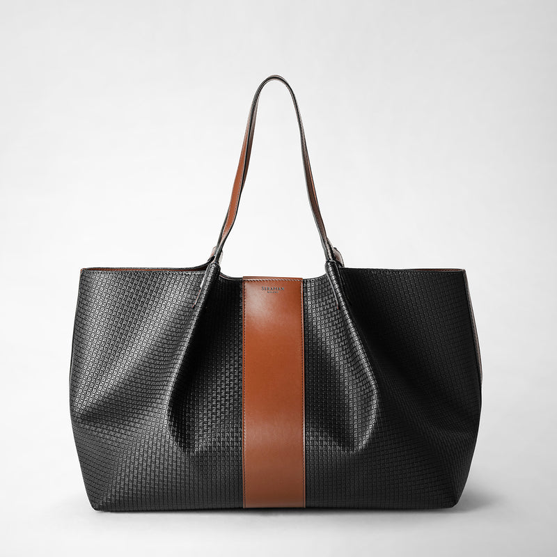 Serapian Borsa Shopping Secret In Stepan 72 Nero-cuoio