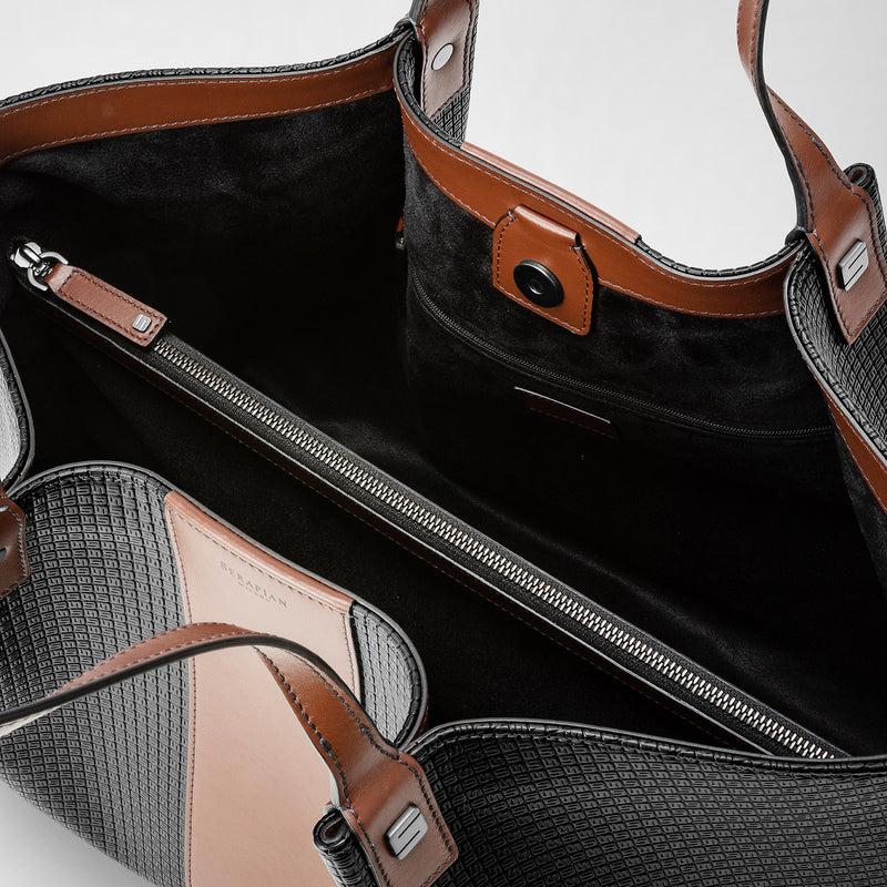 Serapian Borsa Shopping Secret In Stepan 72 Nero-cuoio